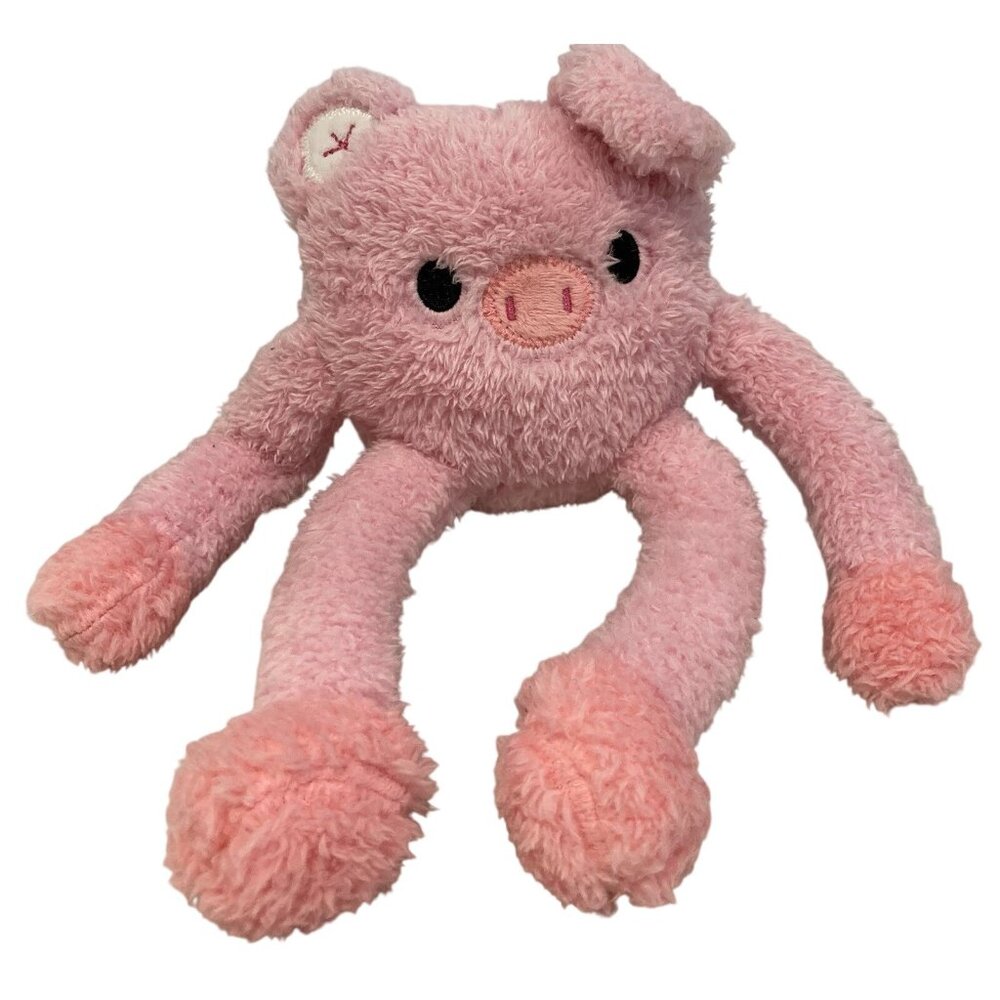 Fiesta Noodlez Pablo the Pig Pink Stuffed Animal Soft Beanie Plush Toy 8.5"